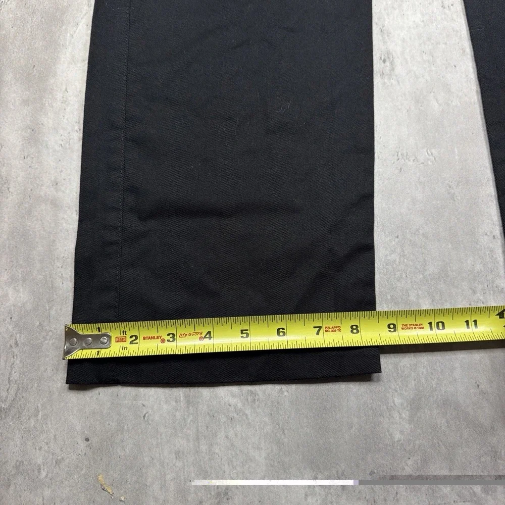 Tesla Motors Work Pants Men 34x30 Black Straight Leg Uniform Chino Straight Leg